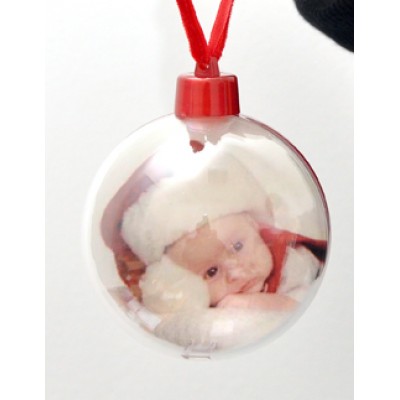 Globulet brad cu spate rosu personalizat